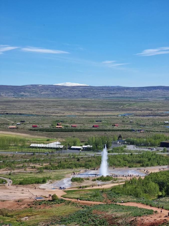 Villa Golden Circle Cabin, Hot Tub Geysir Exterior foto