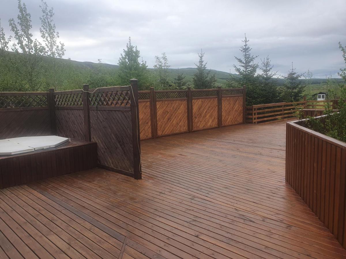 Villa Golden Circle Cabin, Hot Tub Geysir Exterior foto